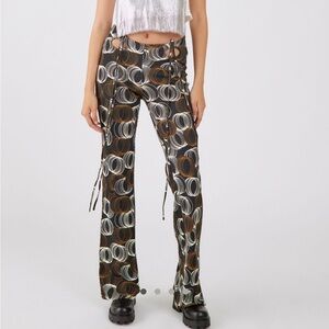 Urban Outfitters Britt Cutout Flare Pants XS
